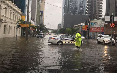 The Bureau of Meteorolgy says more rain fell in three hours than in September and October combined. 