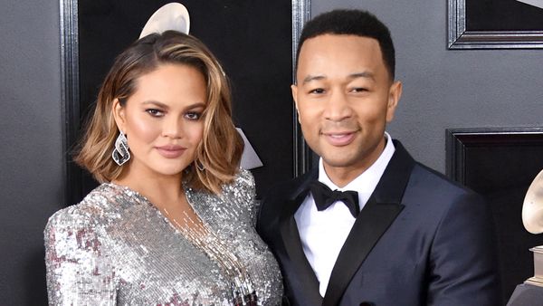 Chrissy Teigen and husband John Legend are having a baby. Image: Getty.