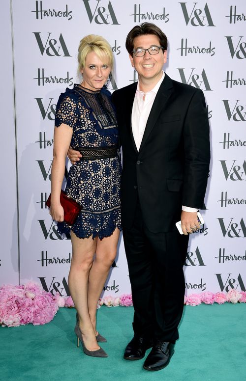 Michael McIntyre with wife, Kitty. (AAP)