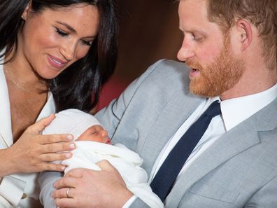 Baby Sussex first photo call