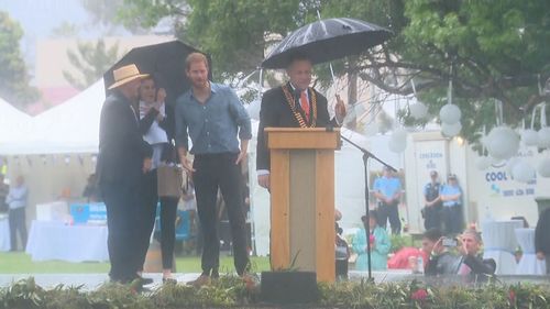 'You are vital to this country... you have a lot to be proud of,' Prince Harry told the crowd.