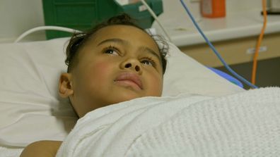 Children's Hospital Tuki nearly loses both of his legs after boat accident