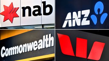 Big four banks stock NAB ANZ CommBank Westpac