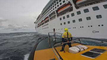 NSW Port Authority workers prepare to welcome cruise ships back to Sydney Harbour.