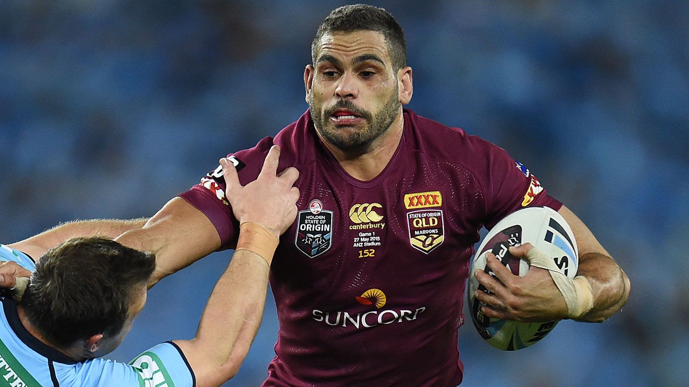 Greg Inglis playing State of Origin for Queensland