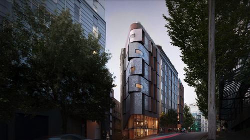 A proposed design for a hotel development at Randle Street, Surry Hills.