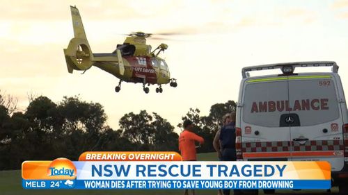 The 26-year-old was airlifted to hospital but later died. (9NEWS)