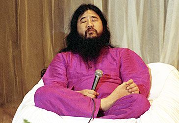 Which apocalyptic event did doomsday cult Aum Shinrikyo prophecise for 2003?