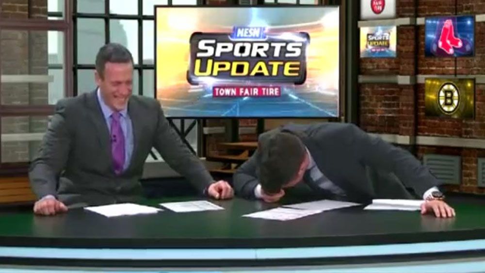 Sports reporters break down over 'All-Star' game