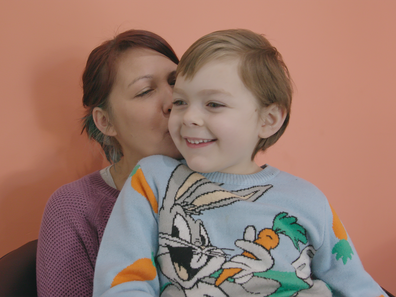 Renee with her son Theodore, who received multiple vital diagnoses through the Variety Flying Start program.