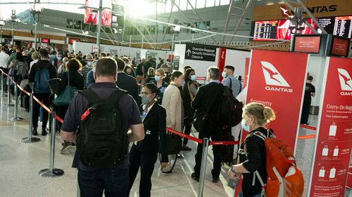 Qantas went from practically no passengers to massive queues over the course of the financial year.
