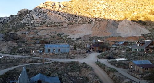 Mr Underwood has documented his first six months living full-time in the abandoned mining town of Cerro Gordo on YouTube.