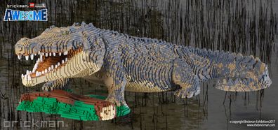 Looking for a giant LEGO crocodile? Look no further than the Brickman Awesome Exhibition in Newcastle.