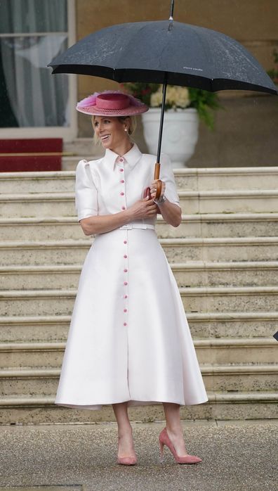 Zara Tindall during the Sovereign's Garden Party at Buckingham Palace