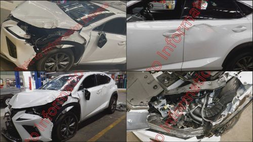 Redland City Council's mayor Karen Williams crashed her car in June last year directly after a zoom call with families of drink driving victims. Photos obtained by 9News under the right to information act has shown the aftermath of the crash and the extent of the damage to council Lexus. 