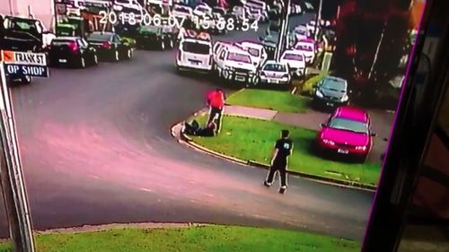 In the process, the would-be-thief fell out of the car and was held at the scene by the owner's friend and nearby witnesses. Picture; Supplied.