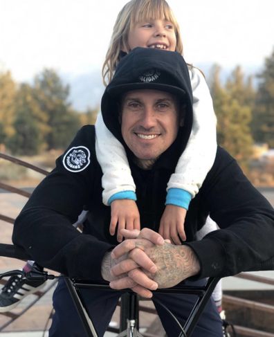 Carey Hart and daughter Willow.