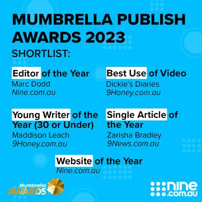 Mumbrella Publishing Awards 2023 Nine.com.au