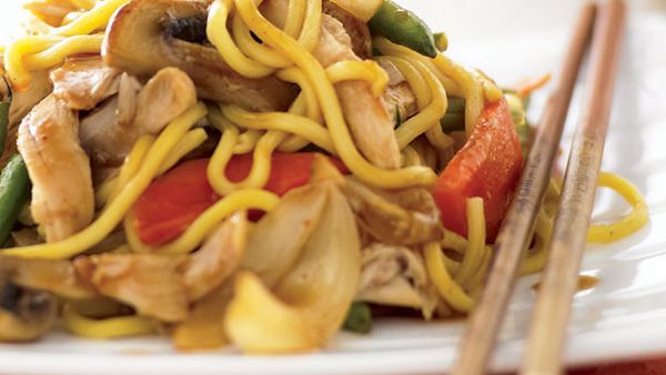 Stir fried chicken and vegetables