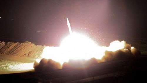 Iran has launched a missile attack on a US military base in Iraq.