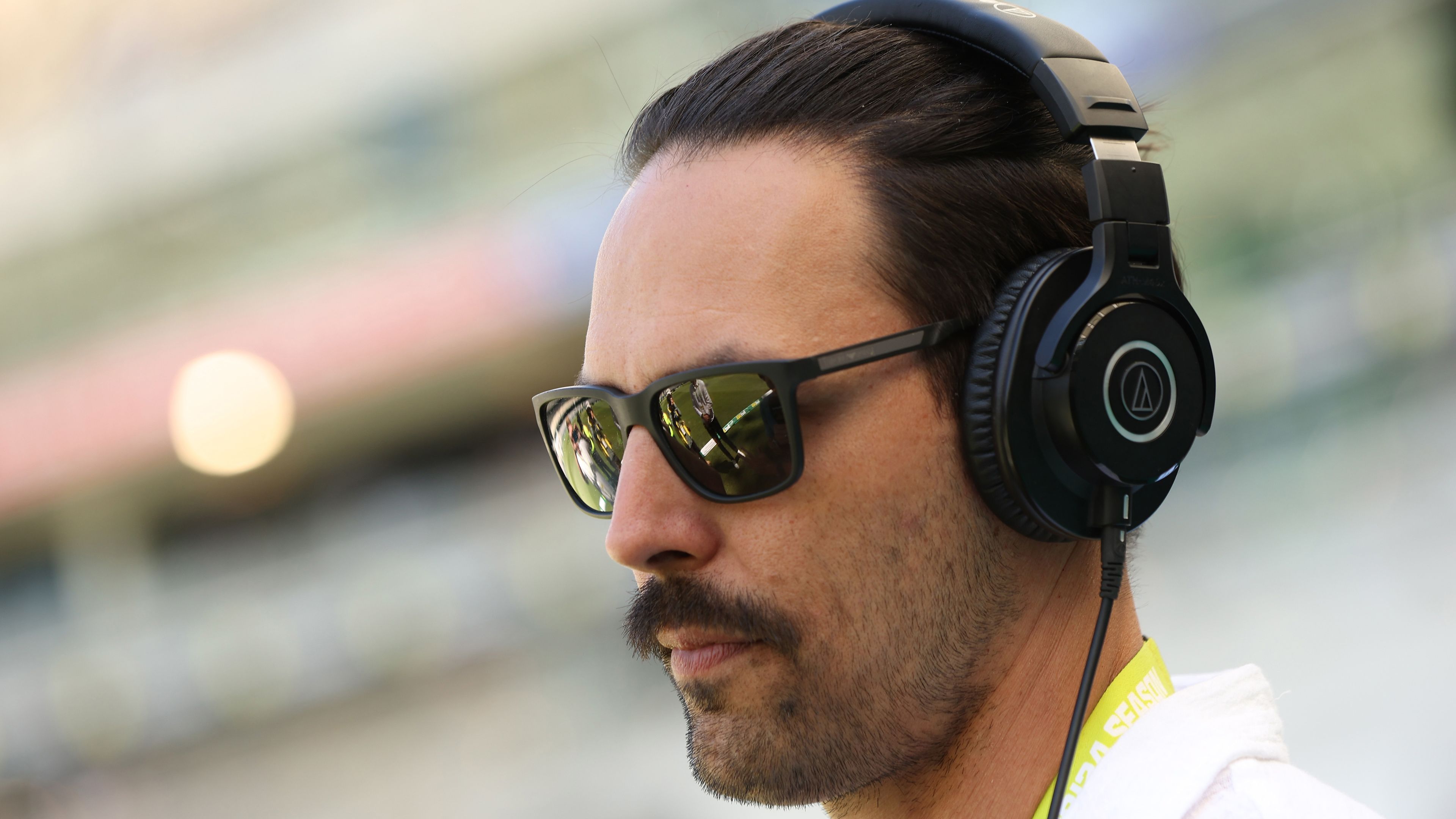 PERTH, AUSTRALIA - DECEMBER 15: Former Australian bowler Mitchell Johnson is interviewed prior to the start of day two of the Men&#x27;s First Test match between Australia and Pakistan at Optus Stadium on December 15, 2023 in Perth, Australia (Photo by Will Russell - CA/Cricket Australia via Getty Images)
