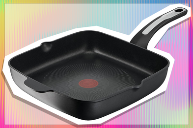 9PR: Tefal Premium Specialty Cast Aluminium Induction Non-Stick Deep Square Grill 28cm