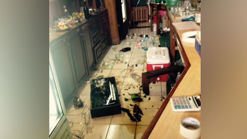 Items were thrown from shelves at the Kopoko Beach Bungalow Resort during the earthquake. (Supplied)