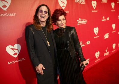 Ozzy Osbourne and Sharon Osbourne