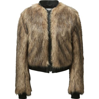 Carine faux fur bomber, $149.90, <a href="http://www.uniqlo.com/au/store/women-carine-faux-fur-blouson-1886290008.html" target="_blank">Uniqlo</a>