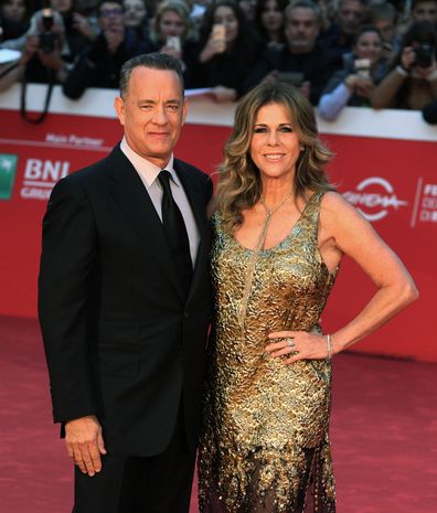 Actor Tom Hanks and his wife, Rita Wilson