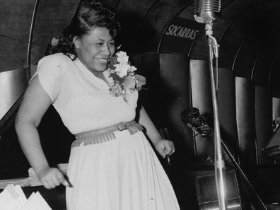 Ella Fitzgerald performing in 1940.