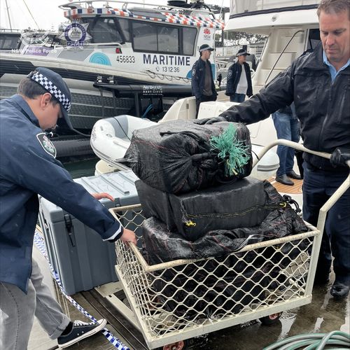 More than a tonne of cocaine seized by police after vessel intercepted 9NM off Nambucca Heads
