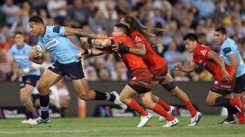 Israel Folau became the most prolific try-scorer in Super Rugby history days before he was sacked by the Waratahs.