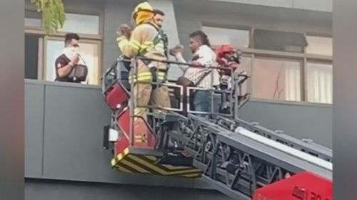Around 15 people were rescued from the building by Fire and Rescue crews, using ladder and cherry pickers.