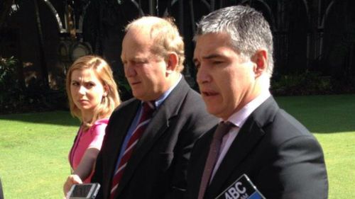 Katter Australia Party MPs Shane Knuth and Rob Katter. (Katherine Feeney/9NEWS)
