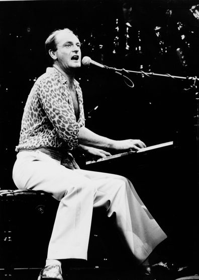 Peter Allen during his famed performance at Radio City Music Hall in 1981.