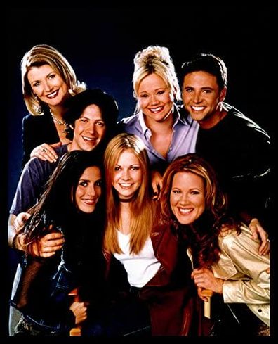 Melissa Joan Hart, Caroline Rhea, Beth Broderick, Soleil Moon Frye, Elisa Donovan, David Lascher and Trevor Lissauer.