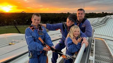 Pink and family in Adelaide 