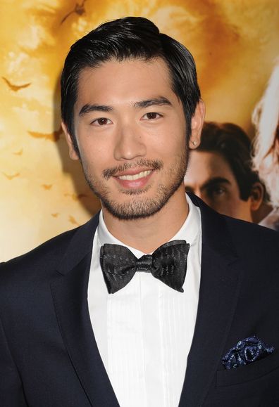 Actor Godfrey Gao arrives at the Los Angeles premiere of The Mortal Instruments: City Of Bones on August 12, 2013 in Hollywood, California