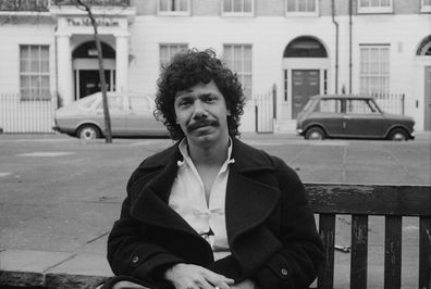 American jazz pianist Chick Corea, outside the Montcalm Hotel on Great Cumberland Place, London, 8th March 1976. 