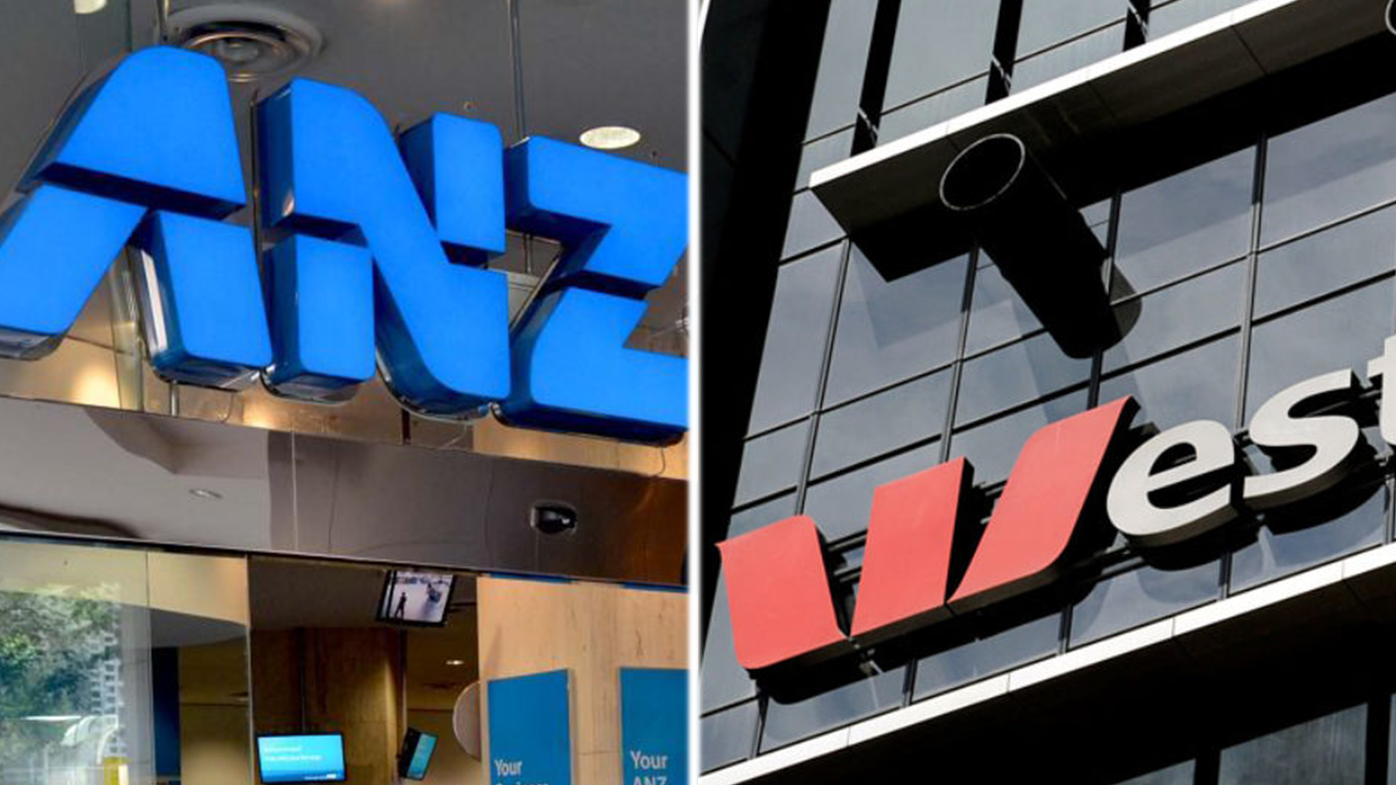 ANZ and Westpac customers have had their service disrupted on the busiest shopping day of the year.