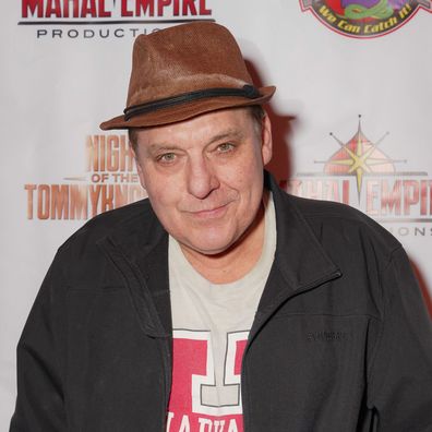 Tom Sizemore attends the world premiere red carpet for "Night of the Tommyknockers" at  the Fine Arts Theatre on November 19, 2022 in Beverly Hills, California. 