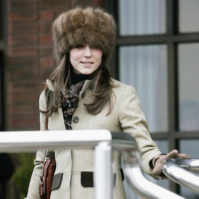 Kate Middleton at the Cheltenham Races on March 17, 2006.