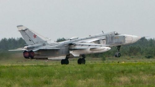Russia reportedly used SU-24 bombers to conduct the airstrikes.