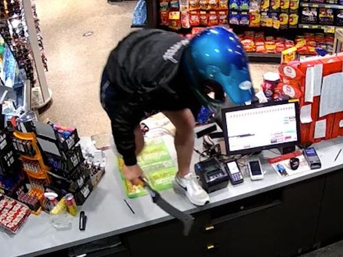 Servopro Machete used during armed robbery at Victorian service station