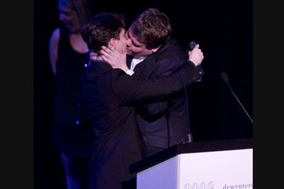 He's cultured, well-spoken, an anti-homophobia spokesperson and a proud supporter of gay marriage, so naturally the rumour mill's gone into overdrive about Radcliffe's sexuality. Plus, in 2008, <i>The History Boys </i>star James Corden planted a massive kiss on Radcliffe's lips at an awards ceremony, fuelling even more speculation...