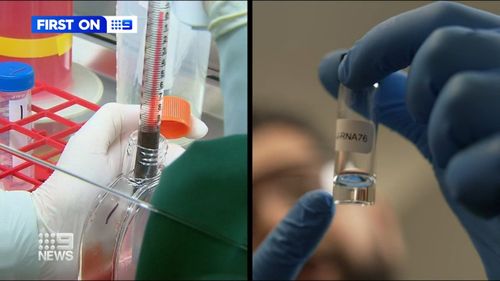 Six Victorians have rolled up their sleeves to become human test subjects for two brand-new Melbourne-made COVID-19 vaccines.