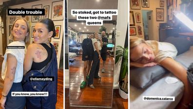 MAFS' Dom and Ella reveal their matching tattoos: 'Made it official