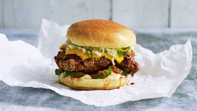 Recipe: <a href="http://kitchen.nine.com.au/2018/01/30/12/34/hayden-quinn-korean-fried-chicken-burger" target="_top">Hayden Quinn's fried chicken burger</a>