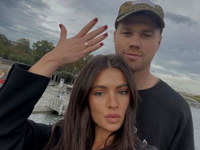 AFL star Harry Himmelberg engaged